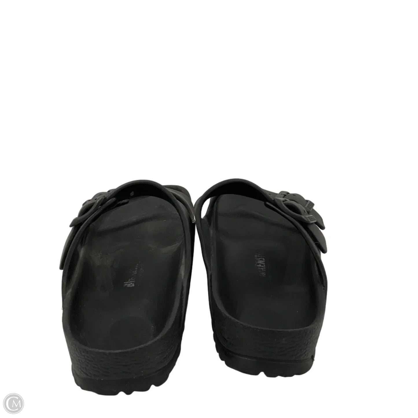 Sandals Flats By Birkenstock In Black, Size: 7