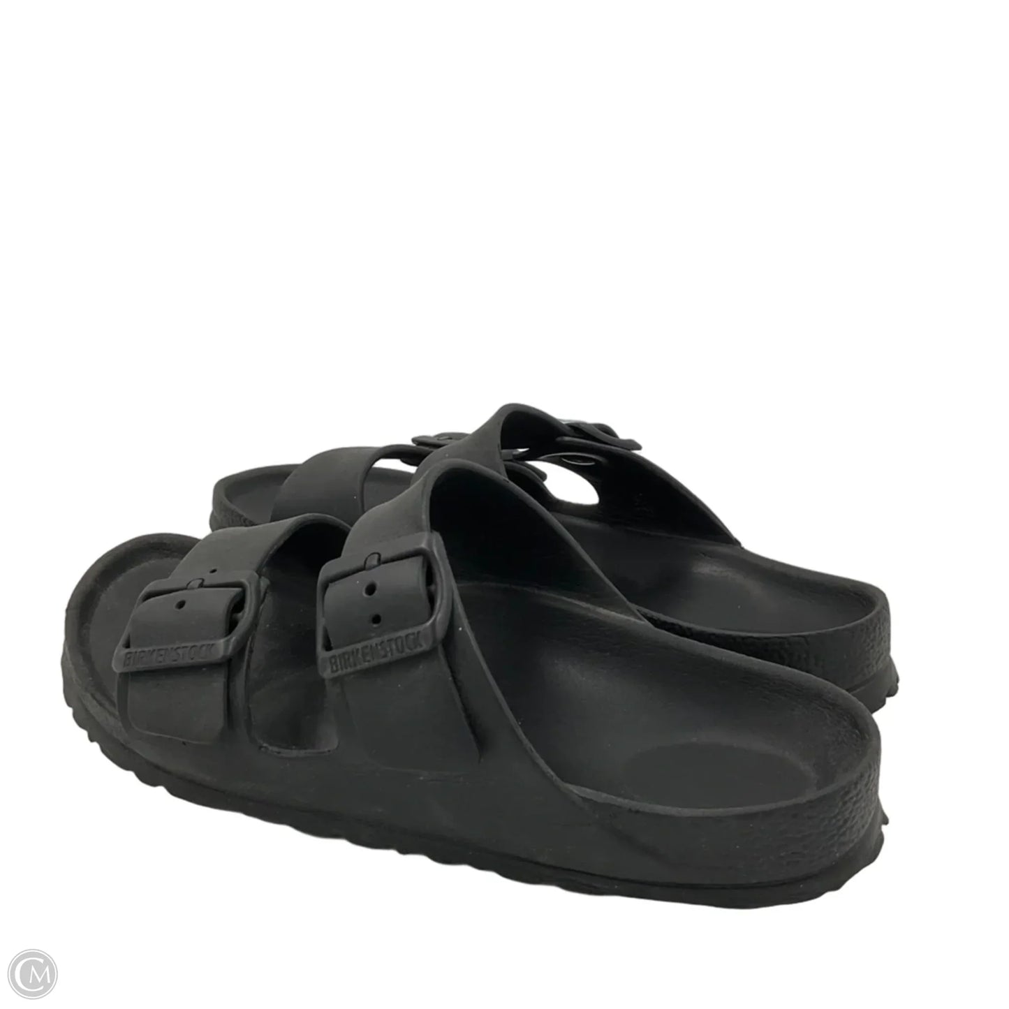 Sandals Flats By Birkenstock In Black, Size: 7