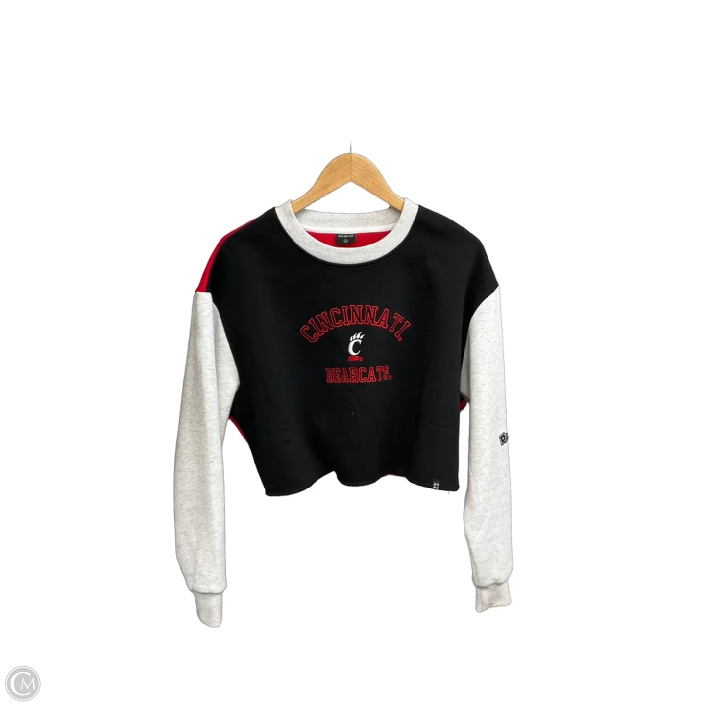 Top Long Sleeve By Clothes Mentor In Black & Red, Size: L