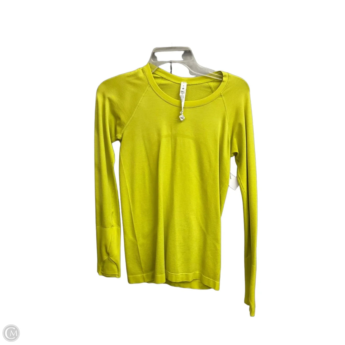 Top Long Sleeve By Lululemon In Green, Size: 6