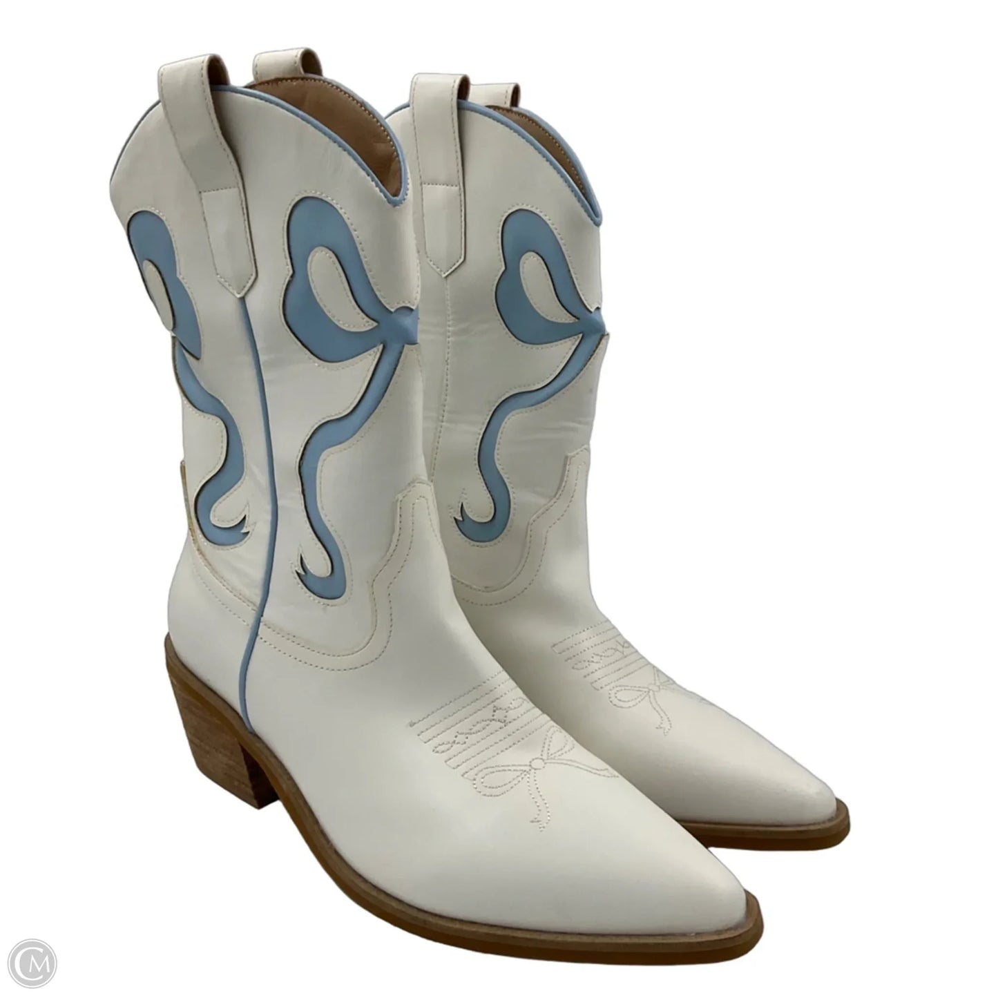 Boots Western By Clothes Mentor In White, Size: 9
