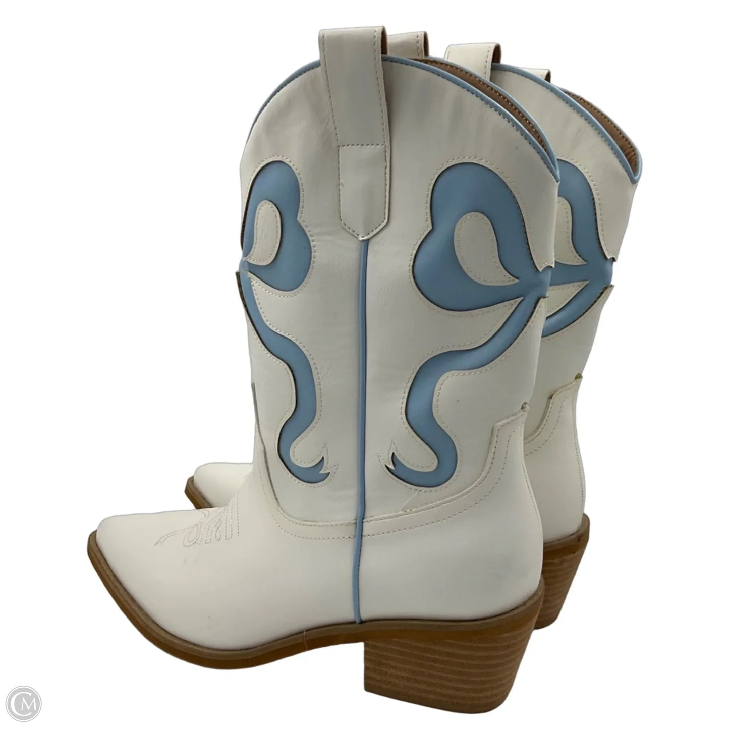 Boots Western By Clothes Mentor In White, Size: 9