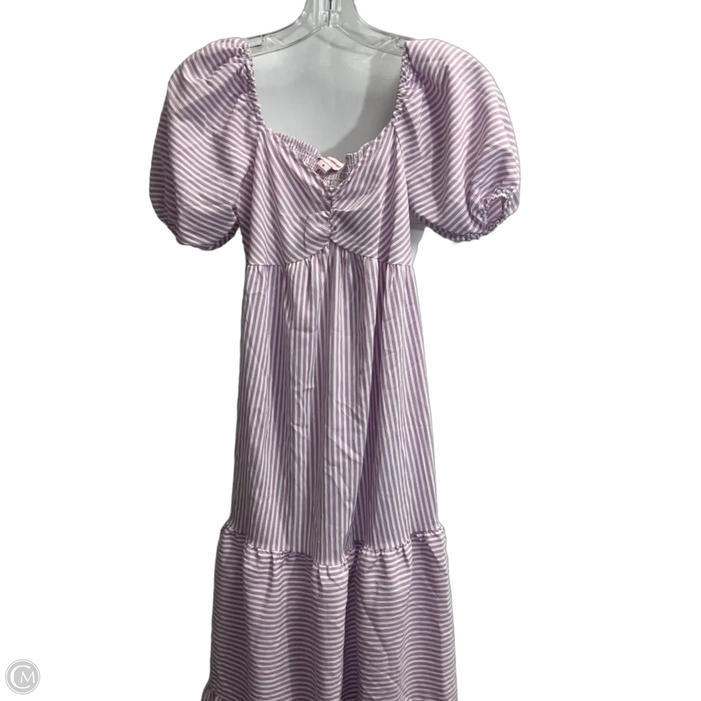 Dress Casual Midi By Clothes Mentor In Striped Pattern, Size: 6