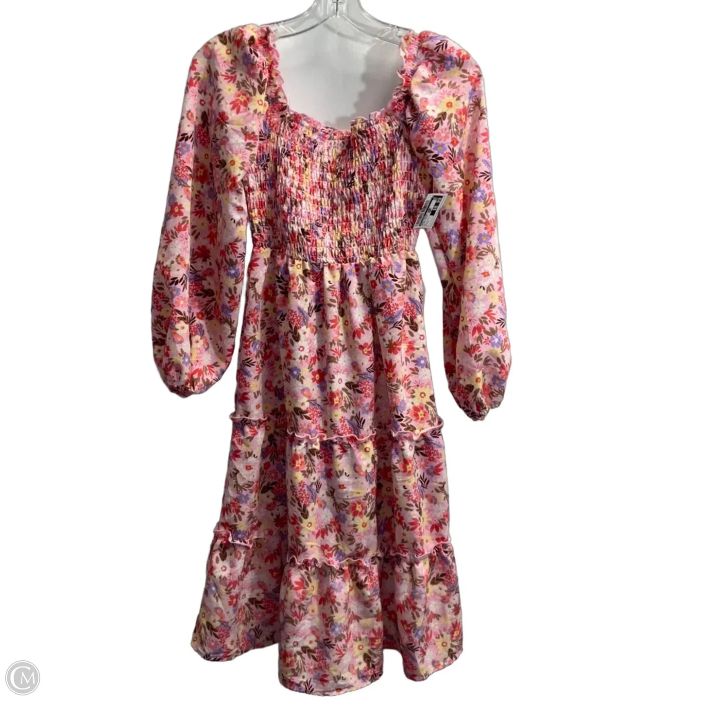 Dress Casual Short By As U Wish In Floral Print, Size: S
