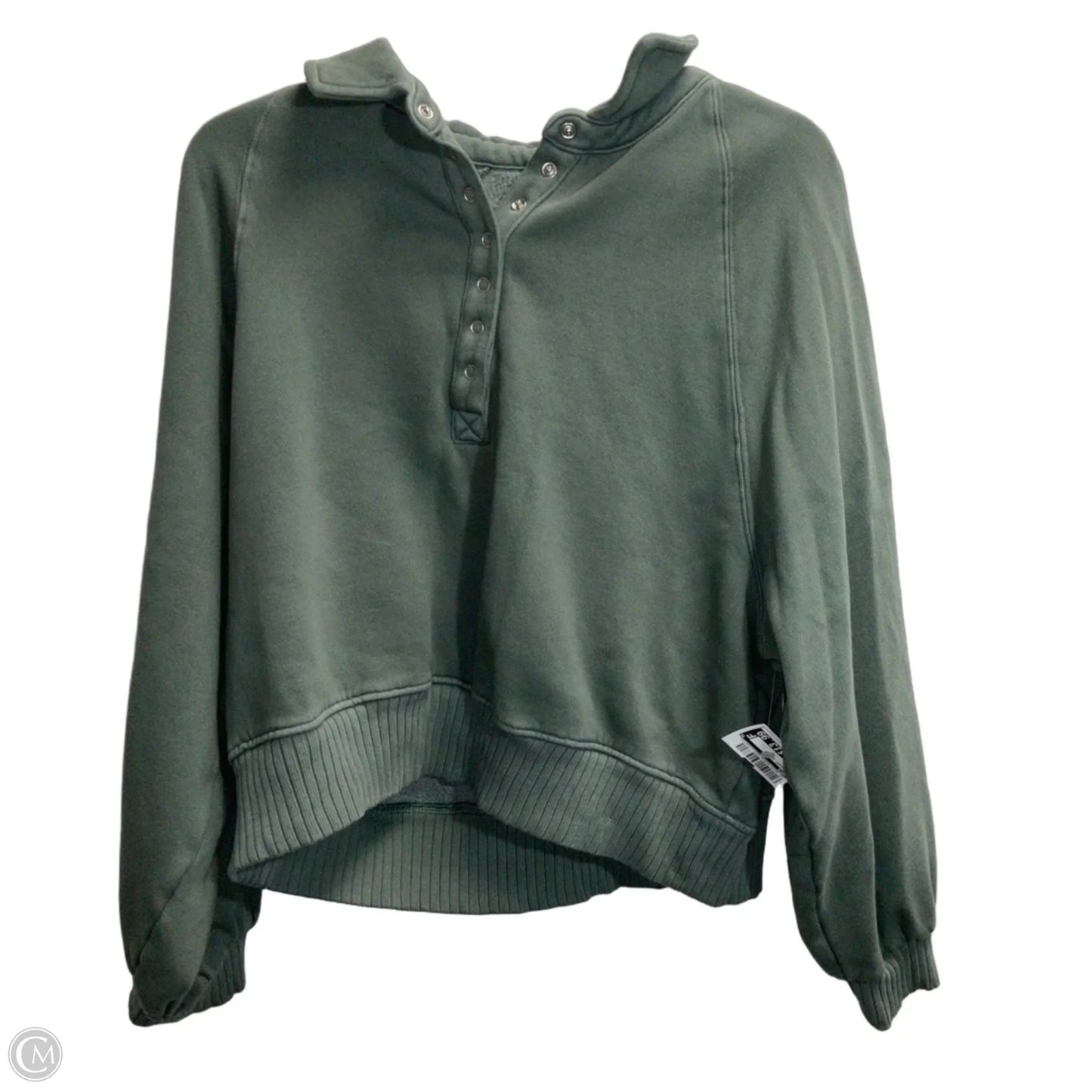 Sweatshirt Collar By Aerie In Green, Size: M