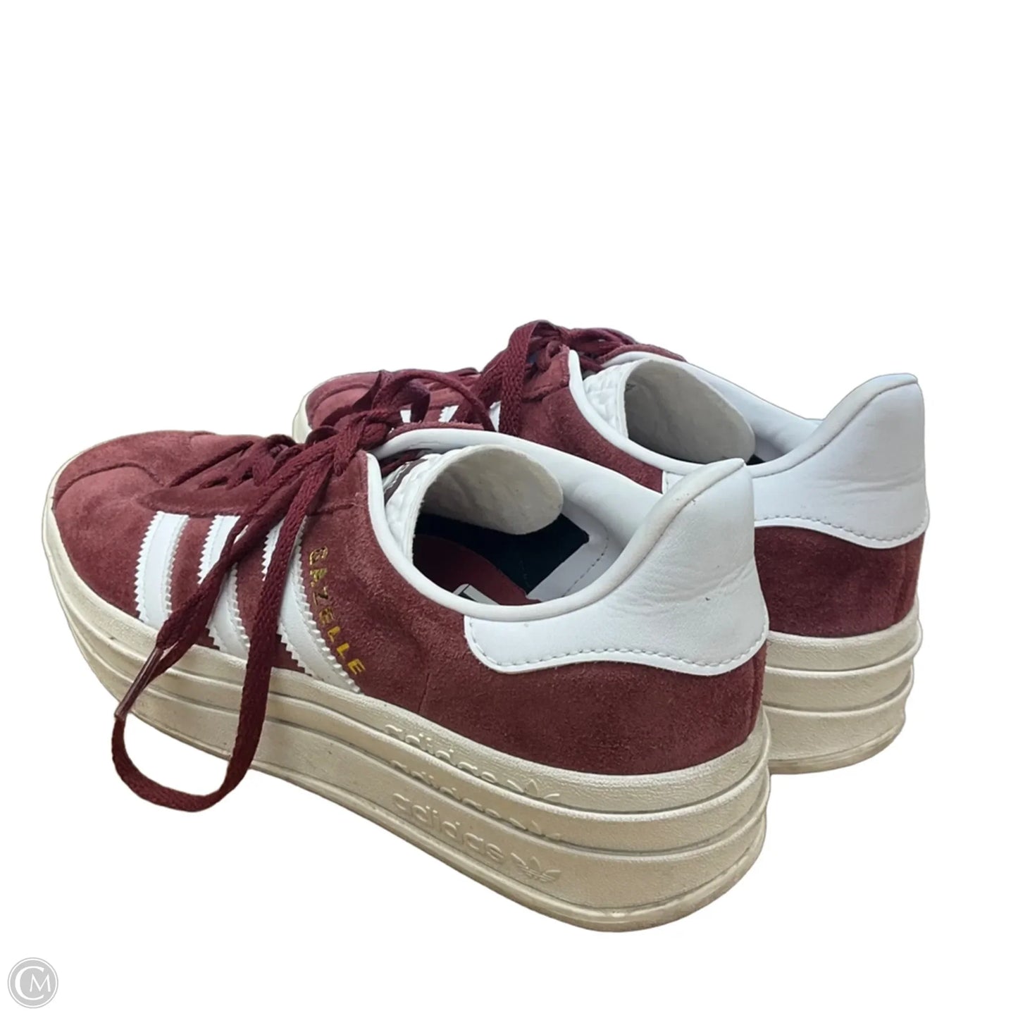 Shoes Sneakers By Adidas In Red & White, Size: 7