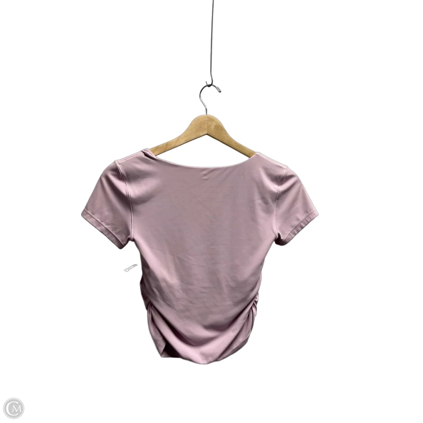 Top Short Sleeve By Offline By Aerie In Pink, Size: S