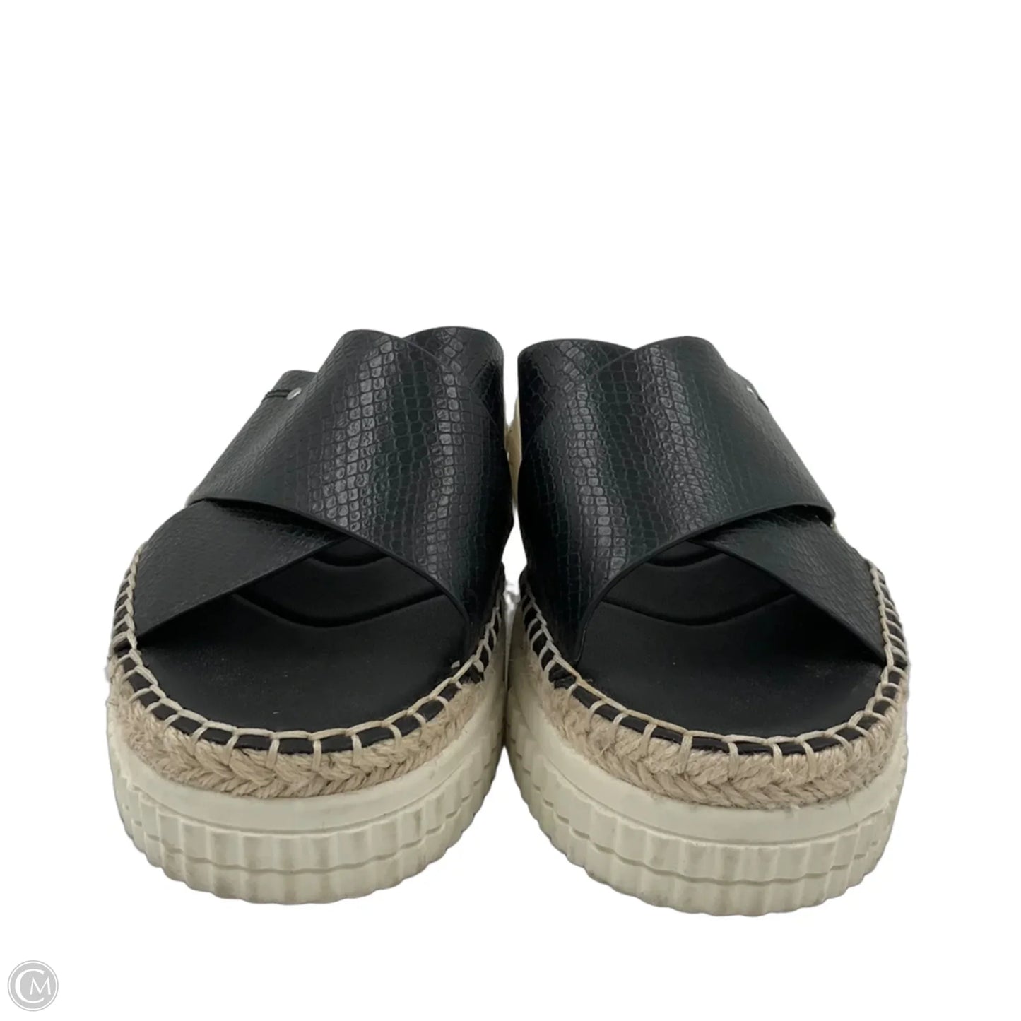 Sandals Flats By Franco Sarto In Black, Size: 7.5