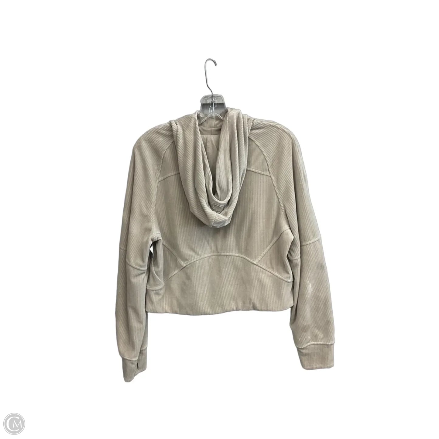 Sweatshirt Hoodie By Lululemon In Grey, Size: Xs