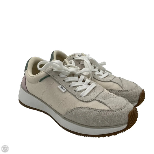 Shoes Athletic By Toms In Cream, Size: 5