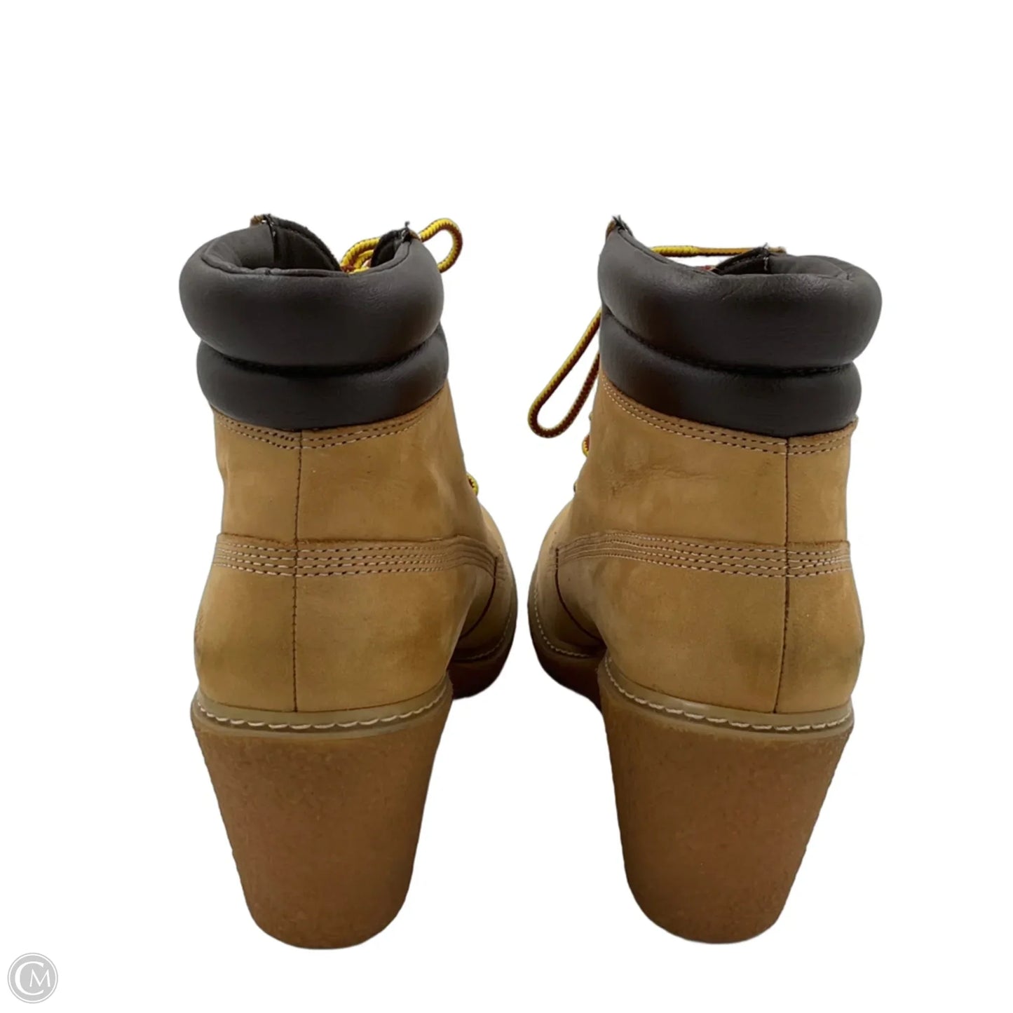 Boots Ankle Heels By Timberland In Brown, Size: 9