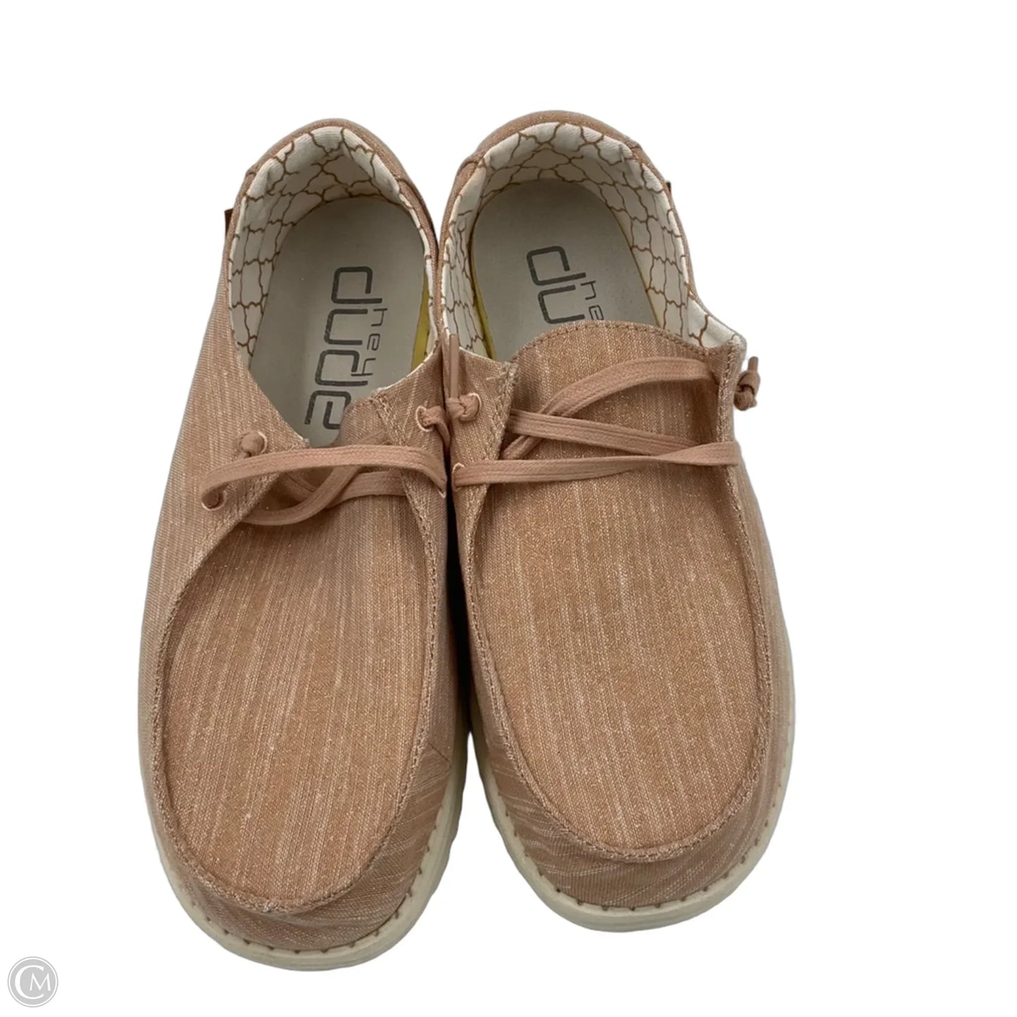 Shoes Flats By Hey Dude In Pink, Size: 10