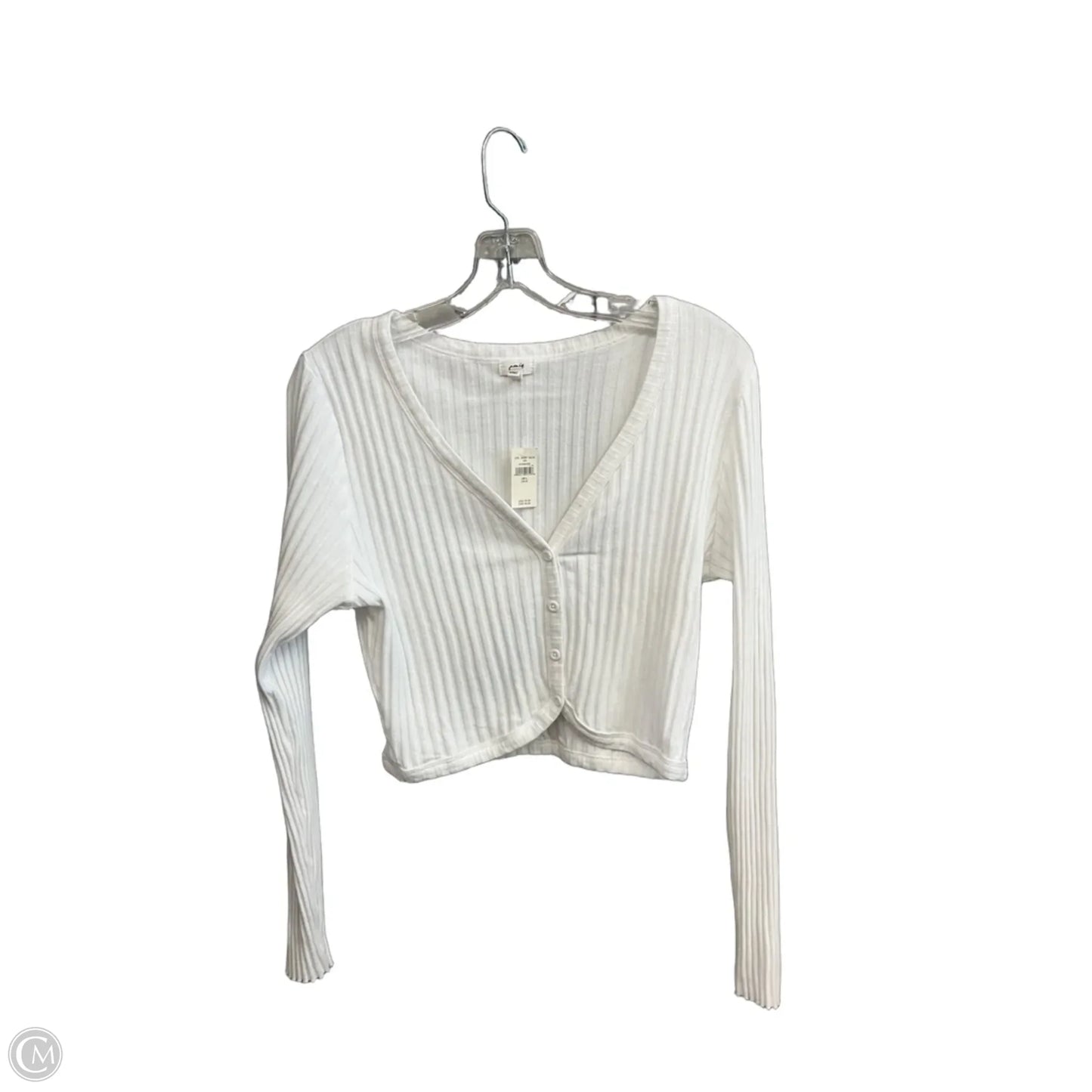 Top Long Sleeve Basic By Aerie In White, Size: L
