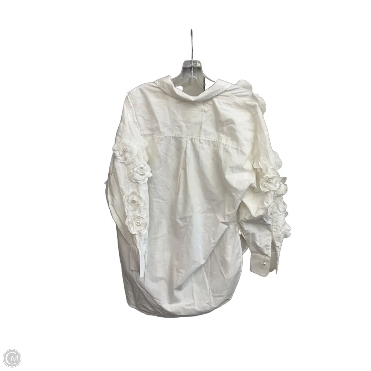 Top Long Sleeve Basic By Maeve In White, Size: S