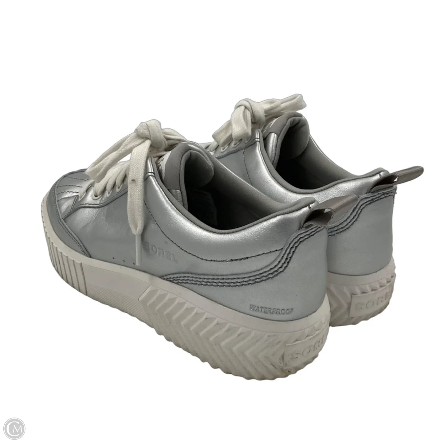 Shoes Sneakers By Sorel In Silver, Size: 11