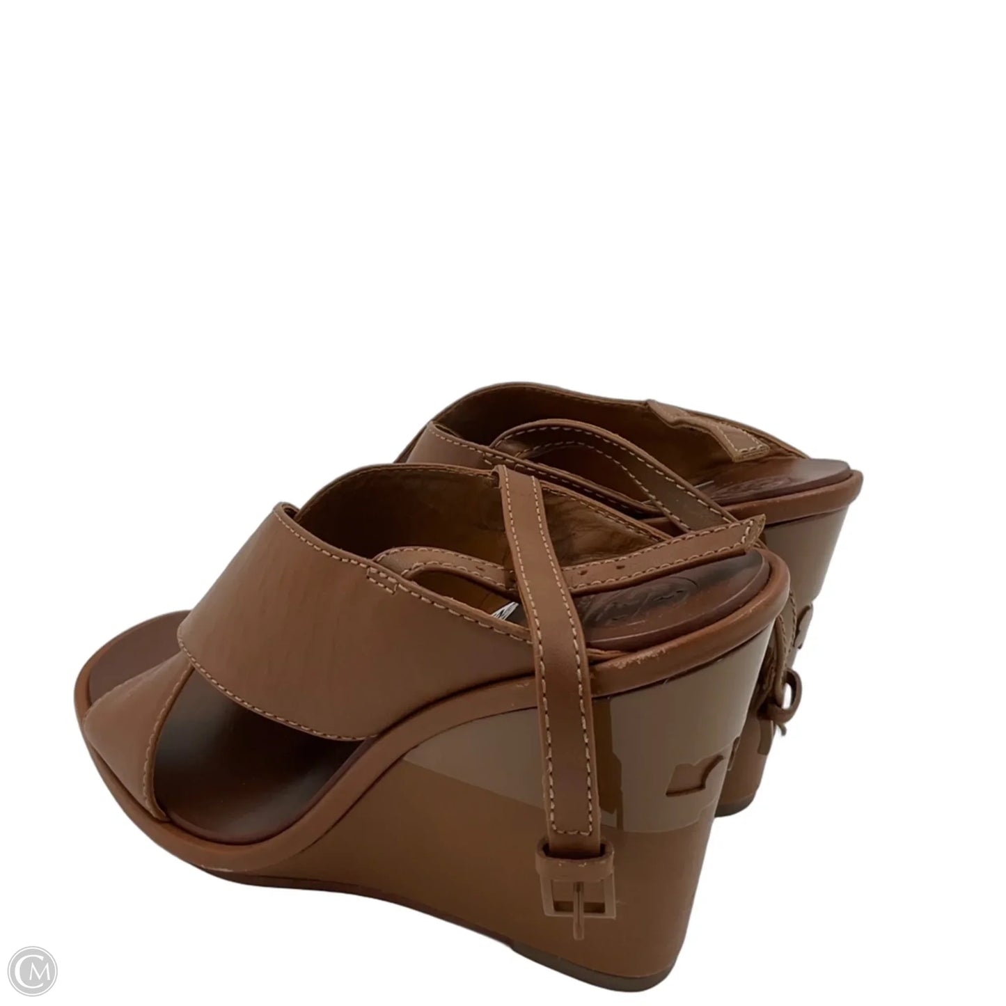 Sandals Designer By Tory Burch In Brown, Size: 8