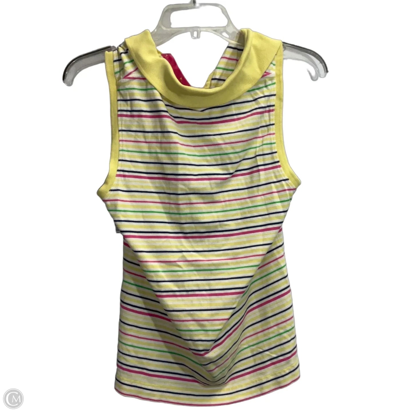 Top Sleeveless Designer By Lilly Pulitzer In Striped Pattern, Size: L