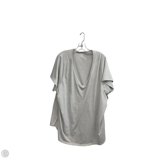 Top Short Sleeve By Torrid In Grey, Size: 4x