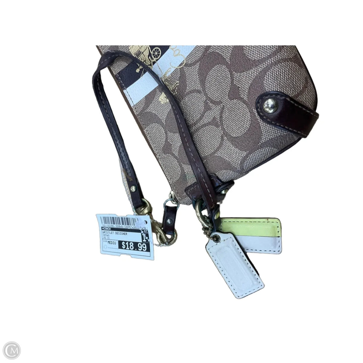 Wristlet Designer By Coach, Size: Medium