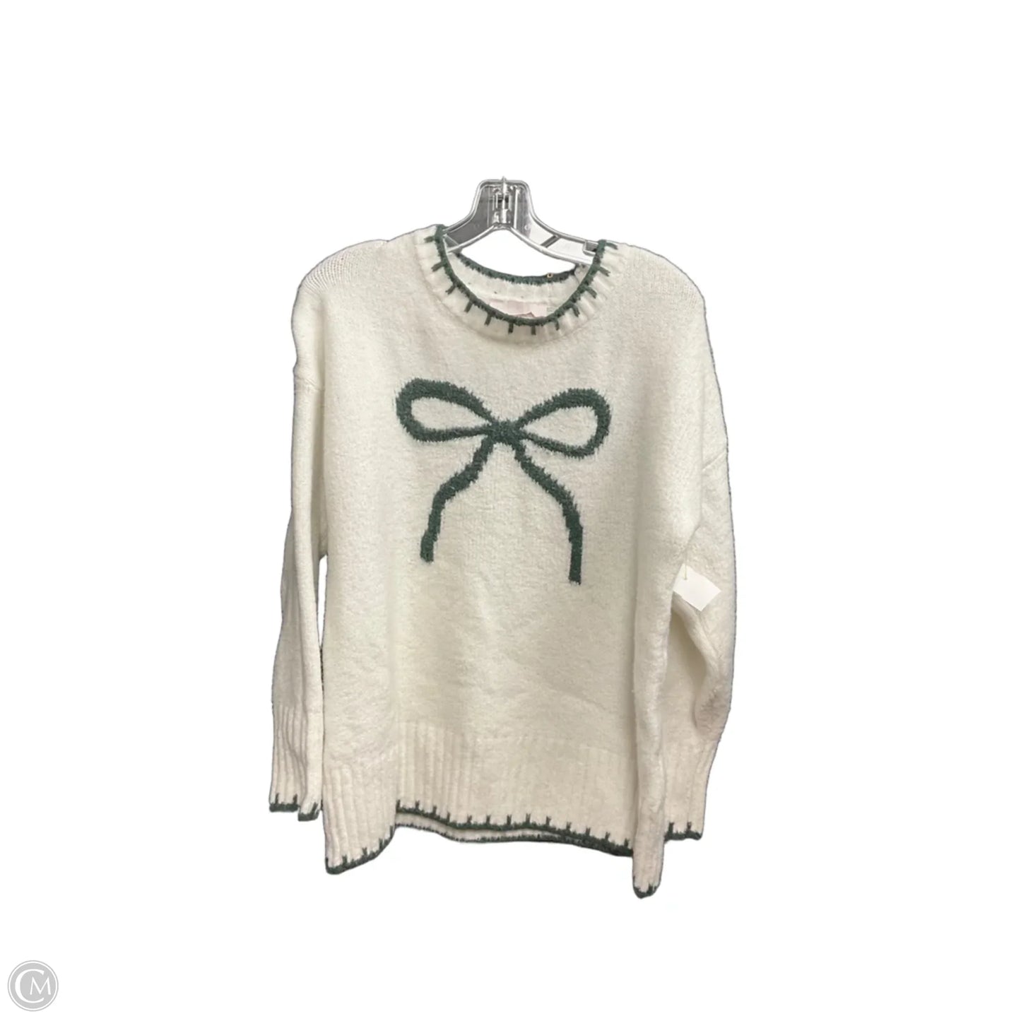 Sweater By Clothes Mentor In White, Size: M