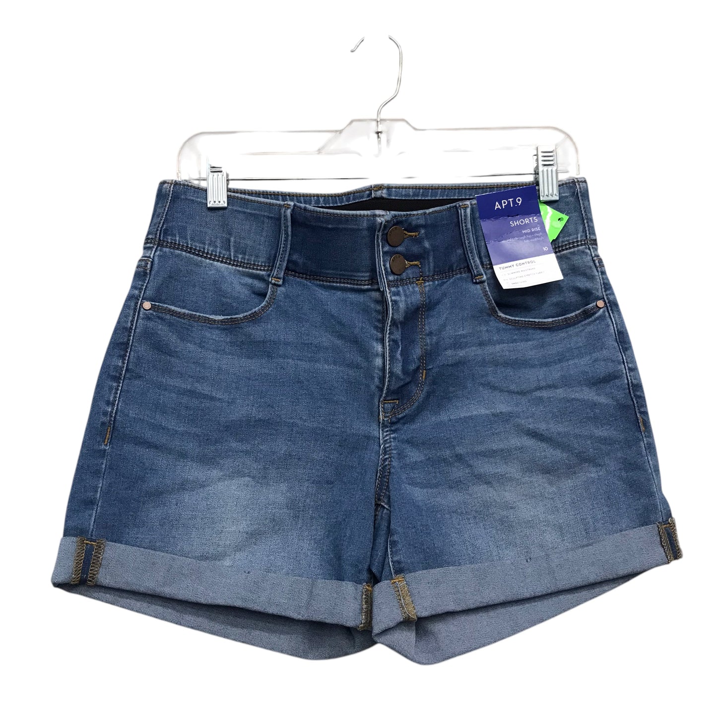 Shorts By Apt 9 In Blue Denim, Size:10