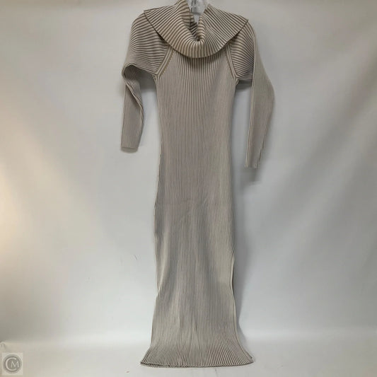 Dress Casual Maxi By Anthropologie In Beige, Size: Xl