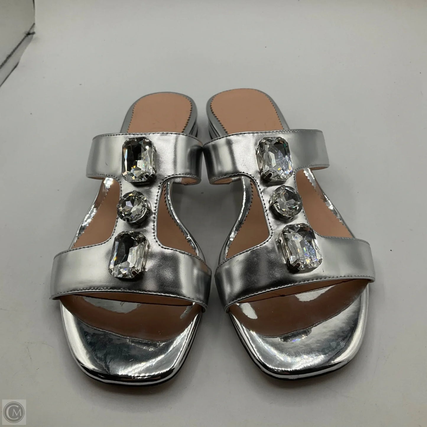 Sandals Flats By J. Crew In Silver, Size: 7