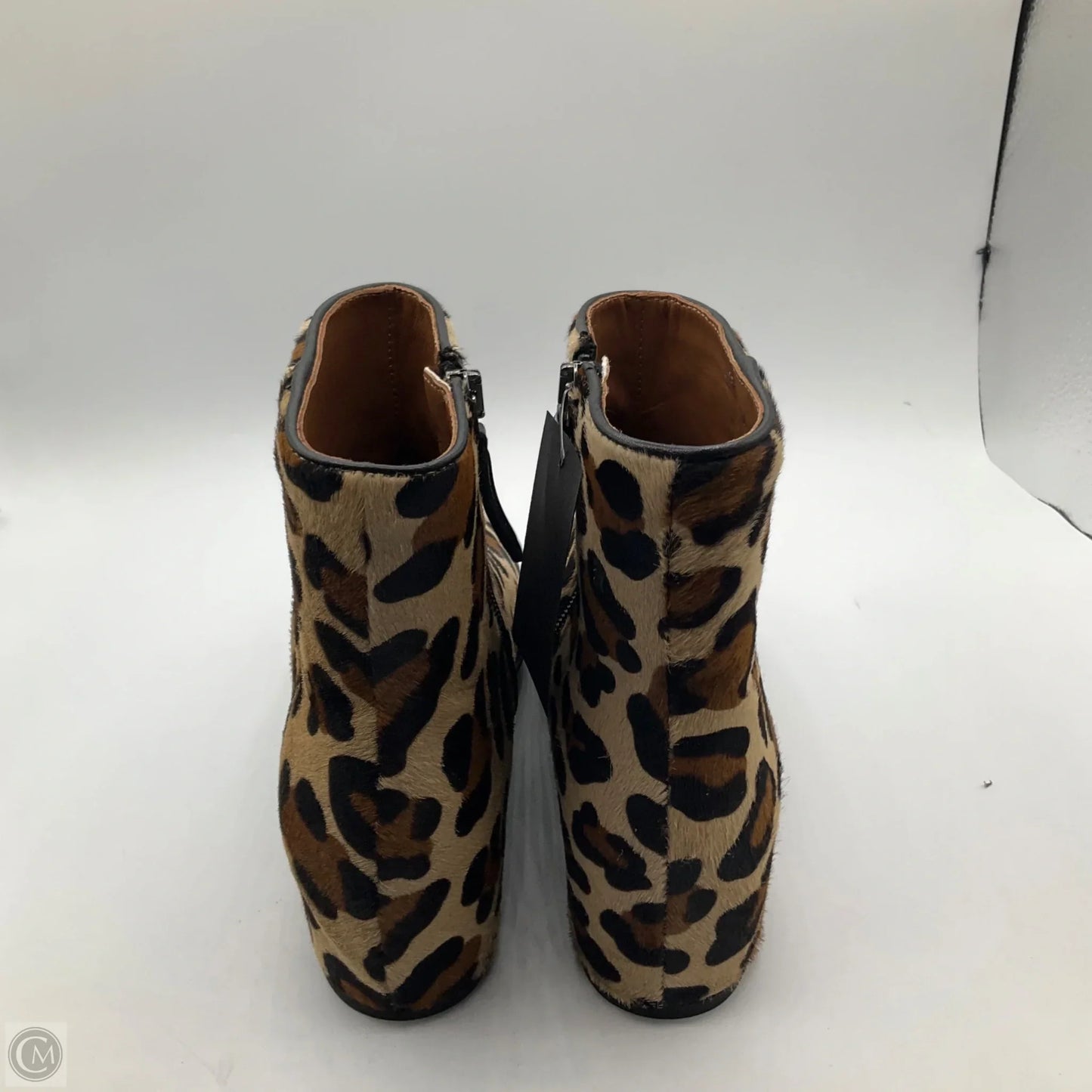 Boots Ankle Flats By Aquatalia In Animal Print, Size: 7