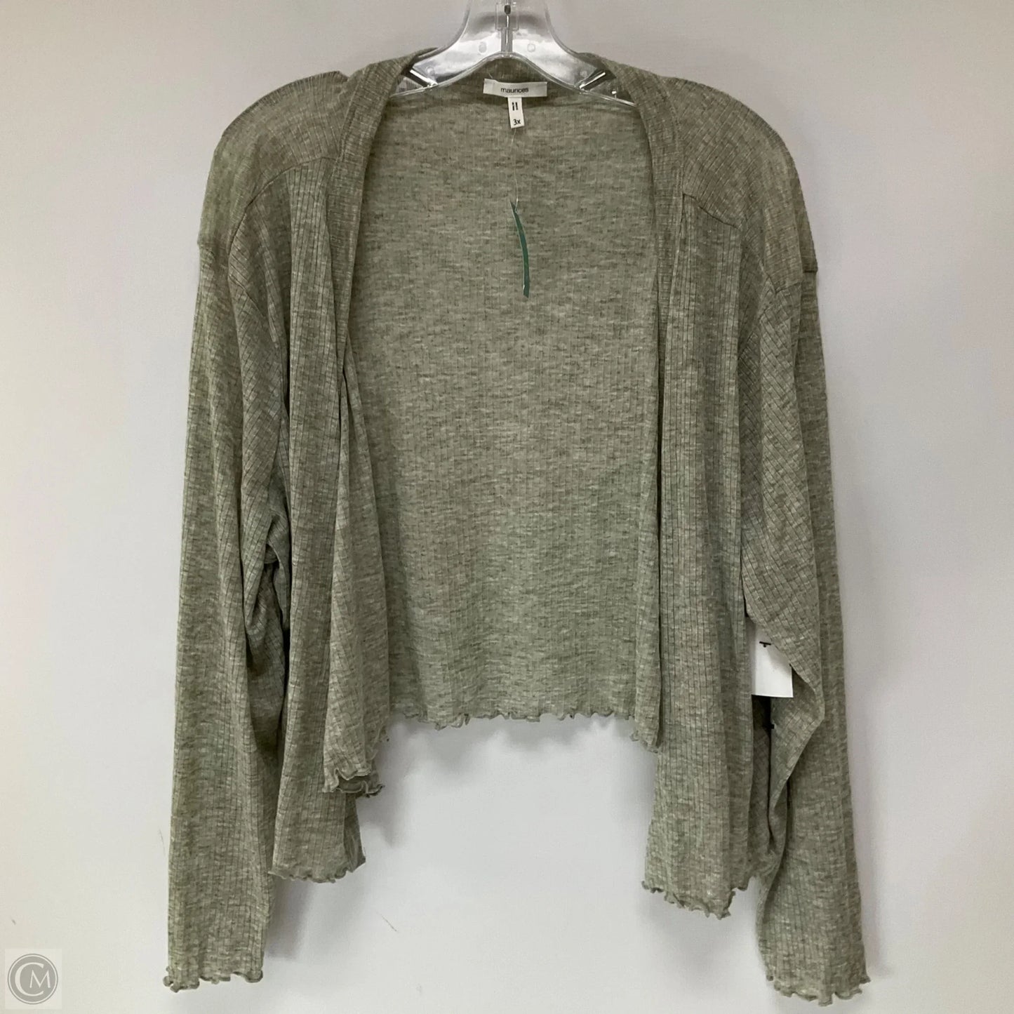 Cardigan By Maurices In Tan, Size: 3x