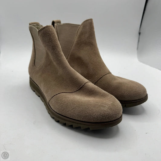 Boots Ankle Flats By Sorel In Tan, Size: 7.5