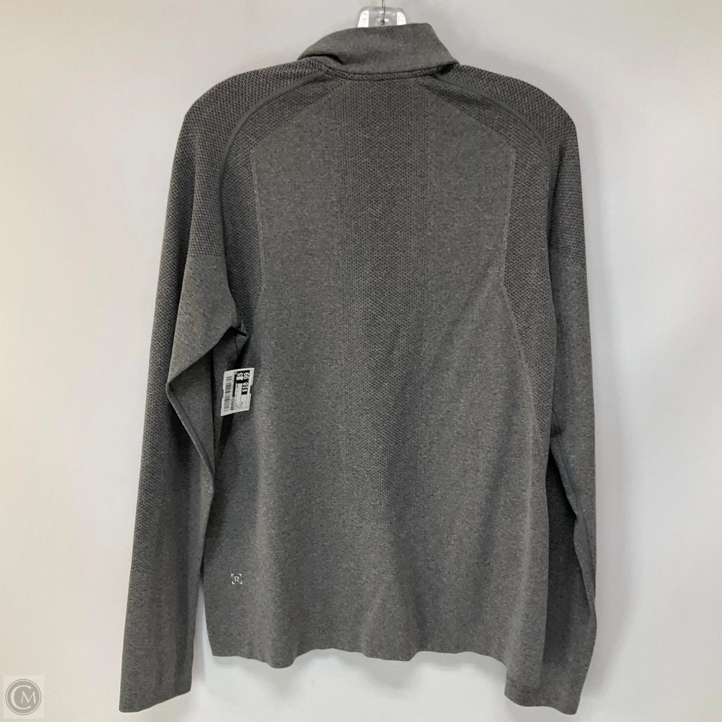 Athletic Top Long Sleeve Crewneck By Lululemon In Grey, Size: M
