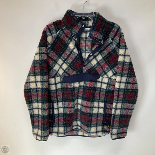 Athletic Fleece By Vineyard Vines In Plaid Pattern, Size: M