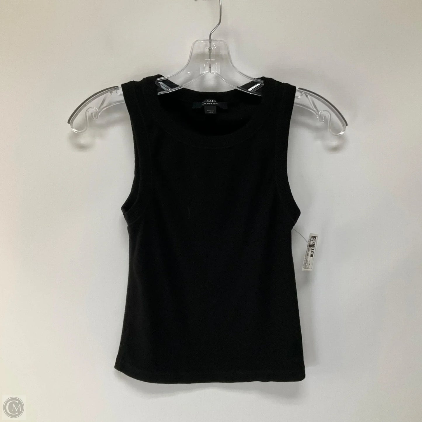 Top Sleeveless Designer By All Saints In Black, Size: M