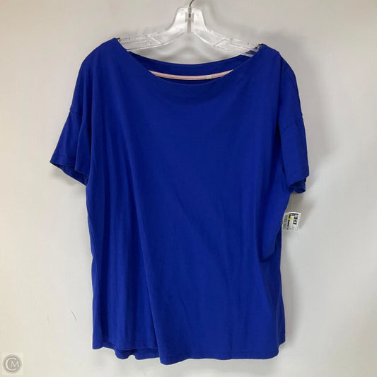 Top Short Sleeve By Boden In Blue, Size: Xl