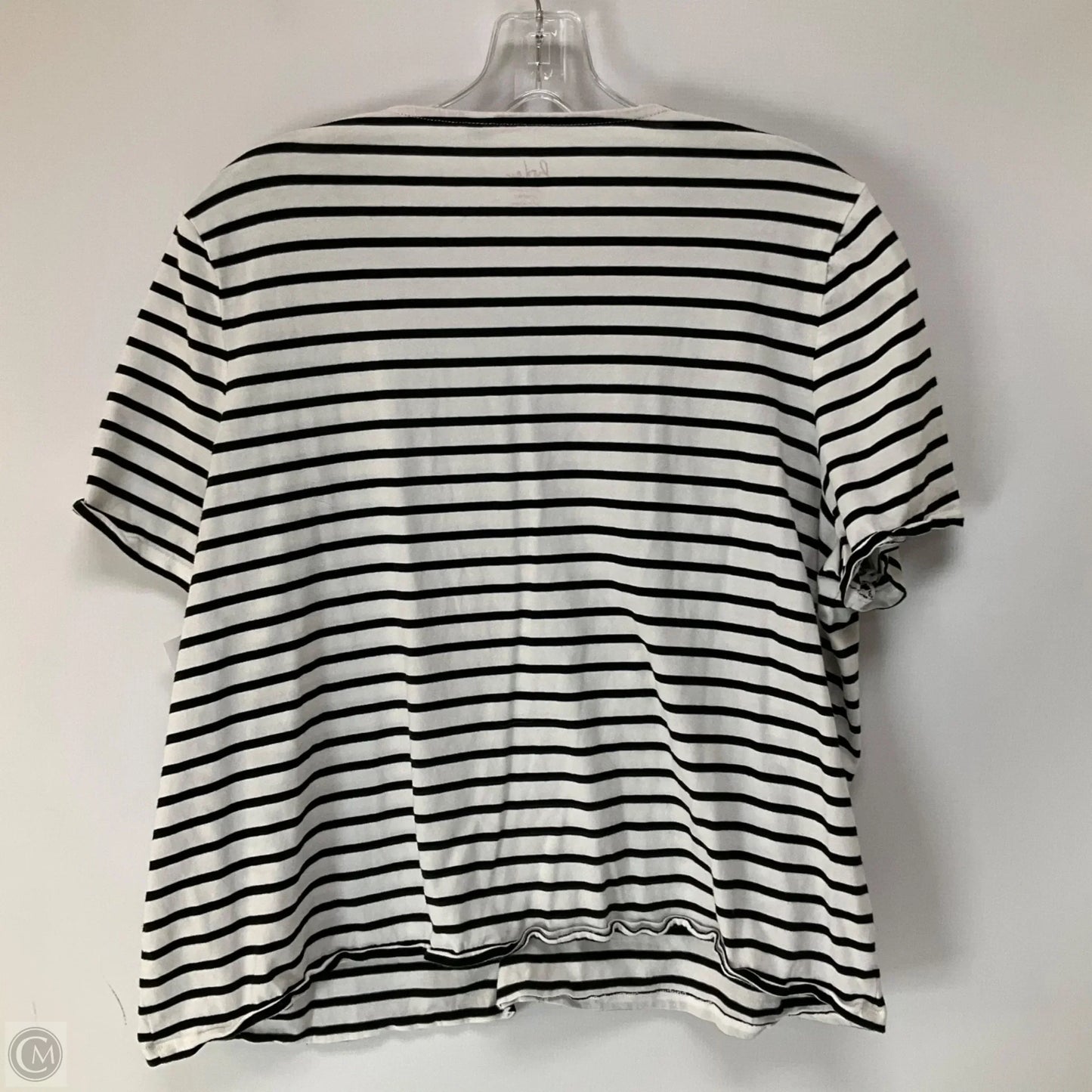 Top Short Sleeve By Boden In Striped Pattern, Size: Xl