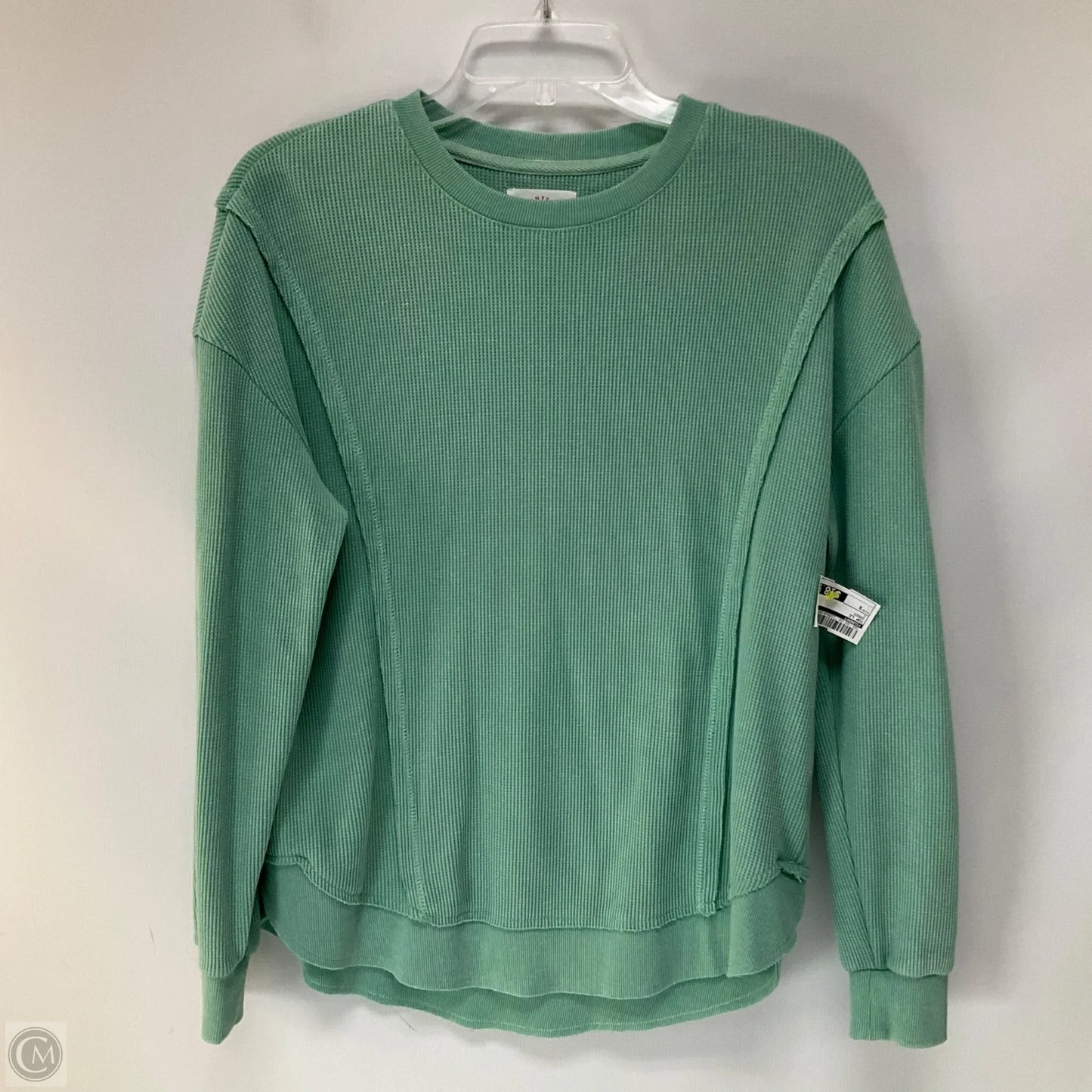 Top Long Sleeve By Sundry In Green, Size: S