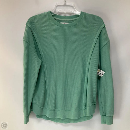 Top Long Sleeve By Sundry In Green, Size: S