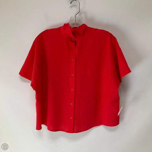 Top Short Sleeve By Lululemon In Red, Size: M
