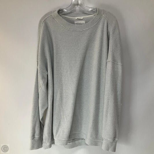 Top Long Sleeve By Aerie In Grey, Size: Xl