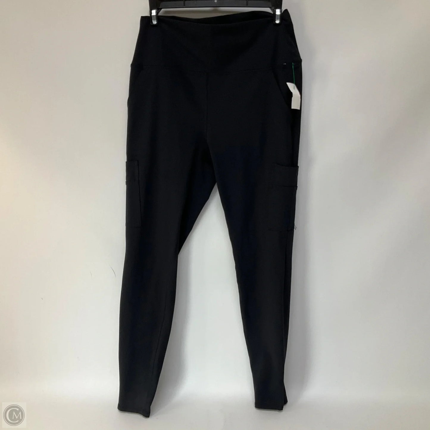 Athletic Leggings By Spyder In Black, Size: L