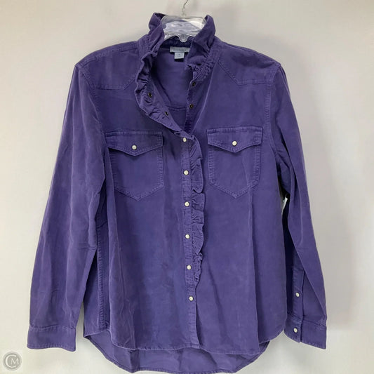 Top Long Sleeve By Sundance In Purple, Size: M