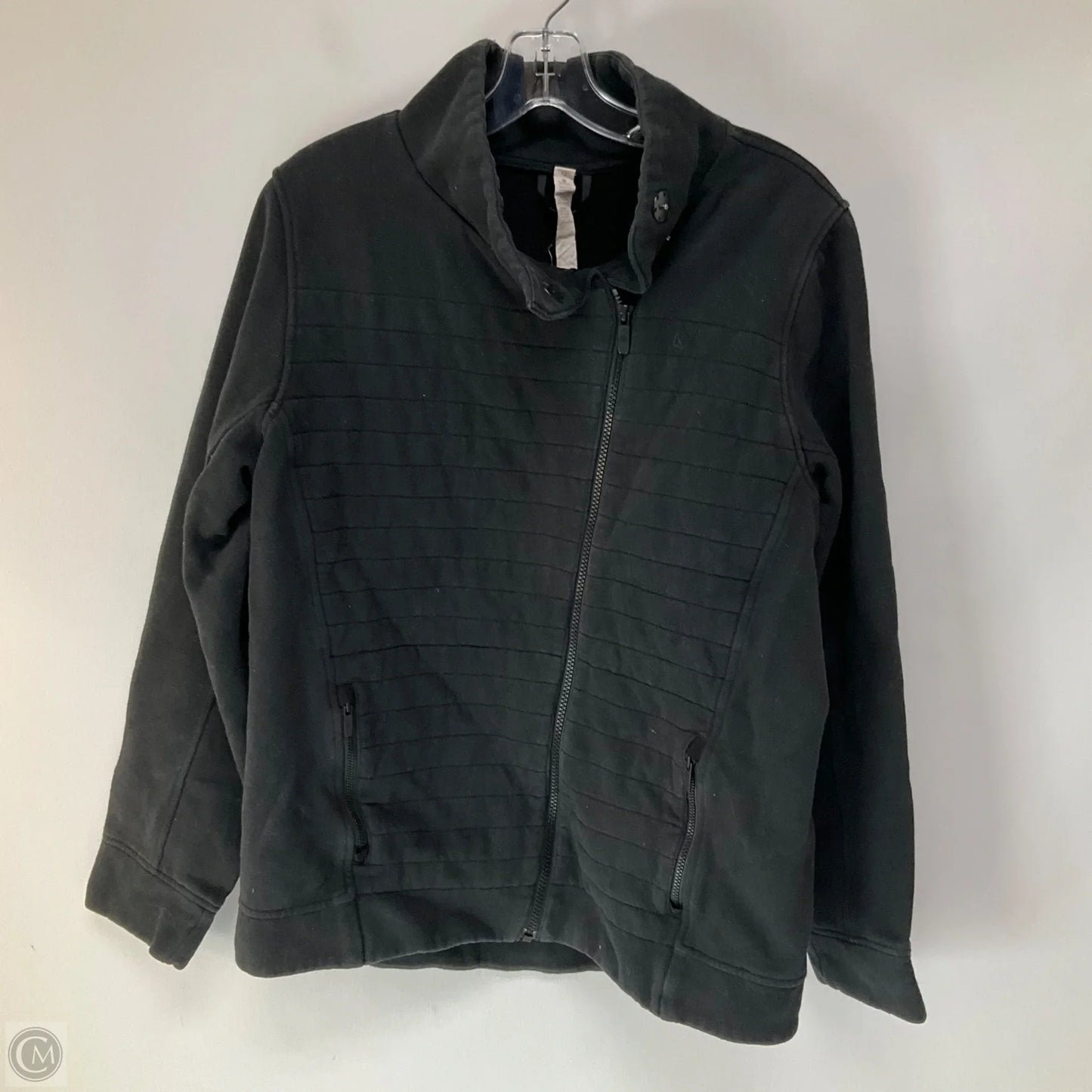 Athletic Jacket By Lululemon In Black, Size: 12