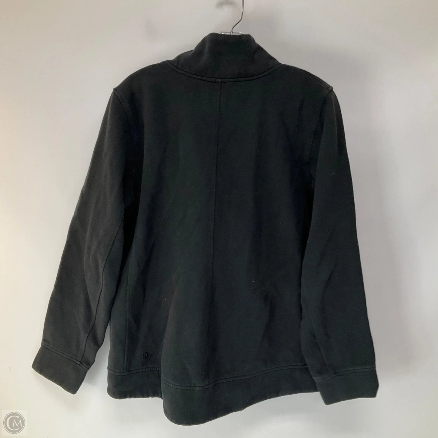 Athletic Jacket By Lululemon In Black, Size: 12