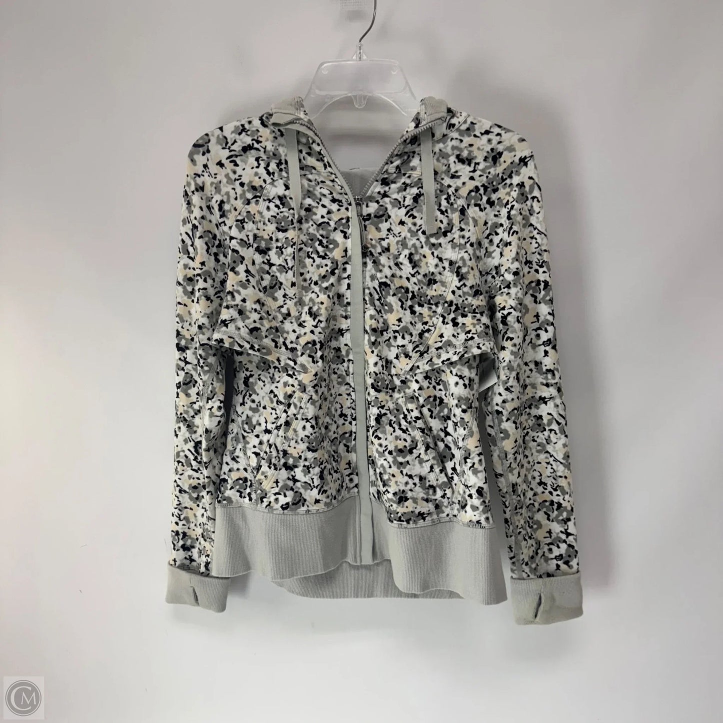 Athletic Jacket By Lululemon In Multi-colored, Size: 12