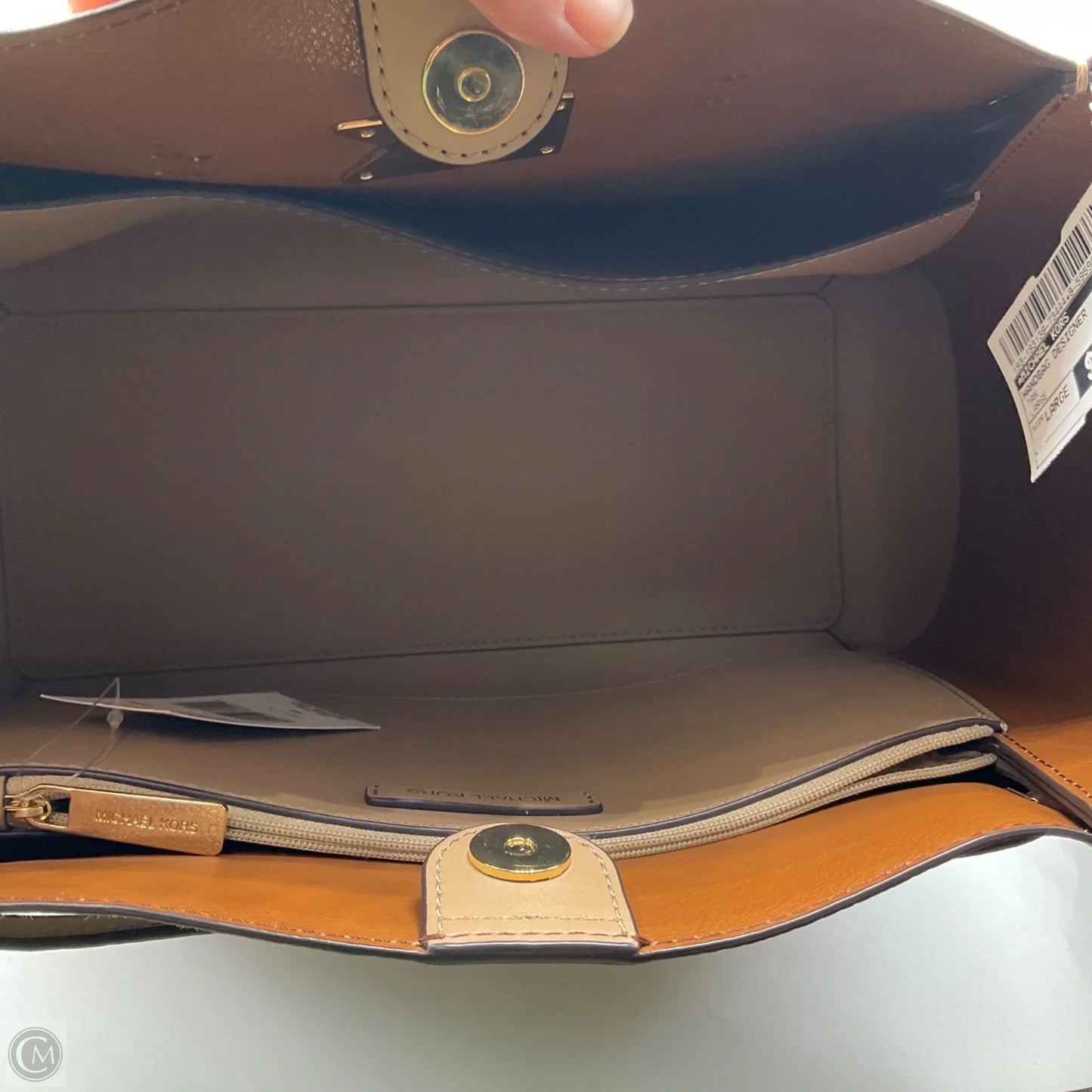 Handbag Designer By Michael Kors, Size: Large