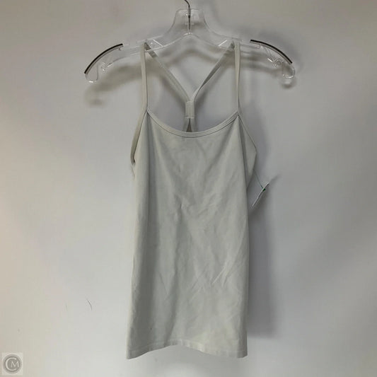 Athletic Tank Top By Lululemon In White, Size: 6