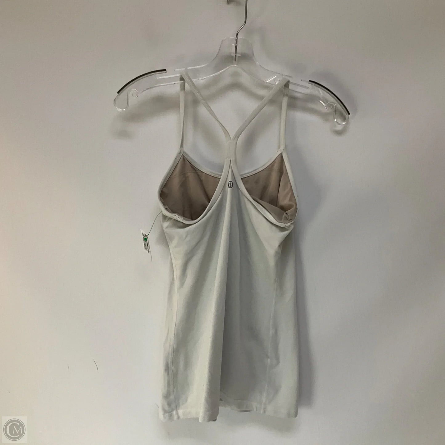 Athletic Tank Top By Lululemon In White, Size: 6