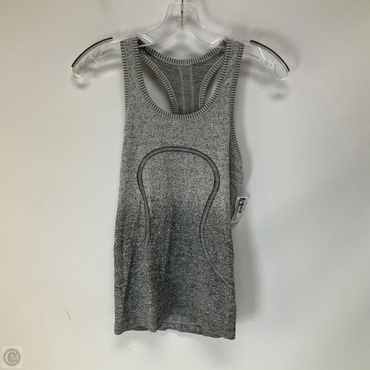 Athletic Tank Top By Lululemon In Grey, Size: 4