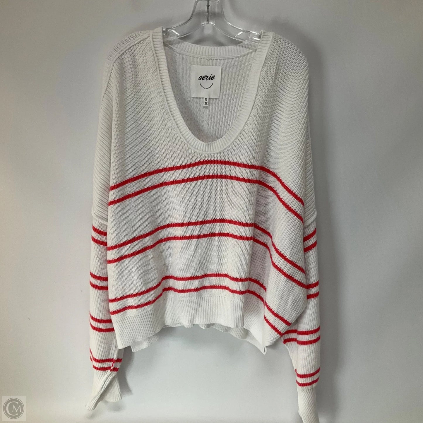 Sweater By Aerie In White, Size: 2x