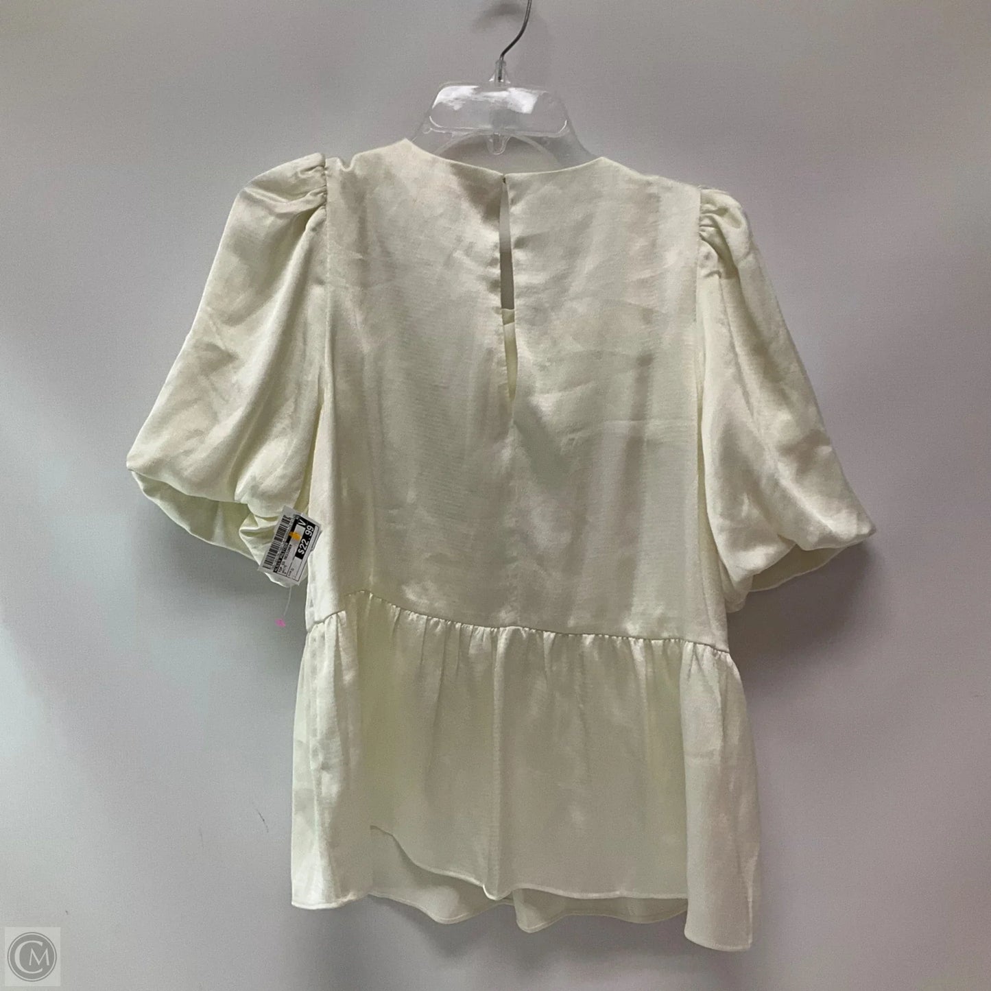 Top Short Sleeve Designer By Lilly Pulitzer In White, Size: M
